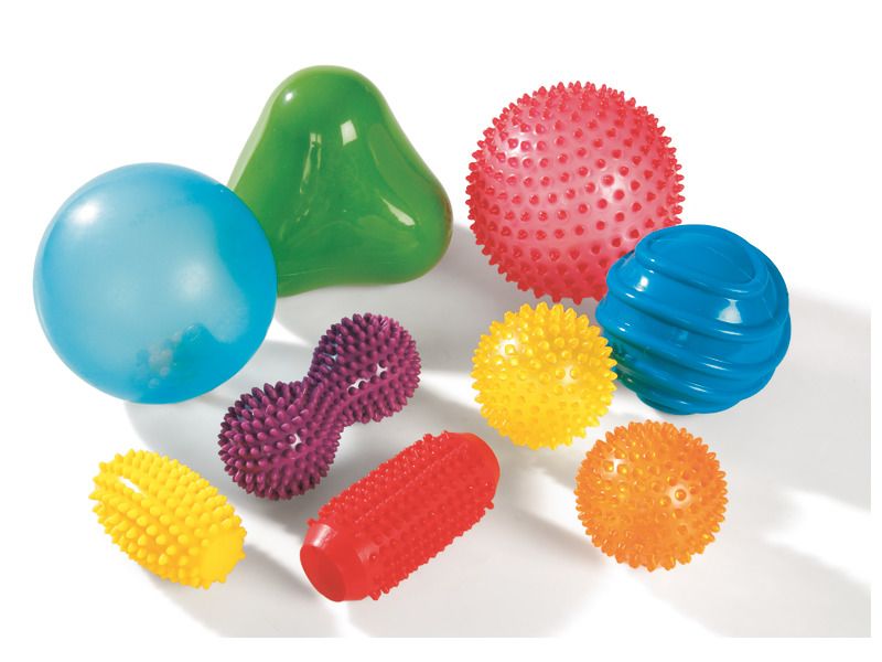 Balles Sensorielles Tactiles Set De 9 Balles