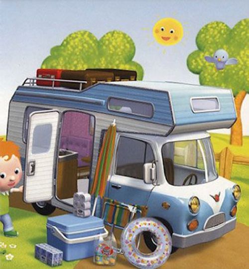 Livre pour enfants Le camping-car d'Oscar - Just4Camper RG-113242